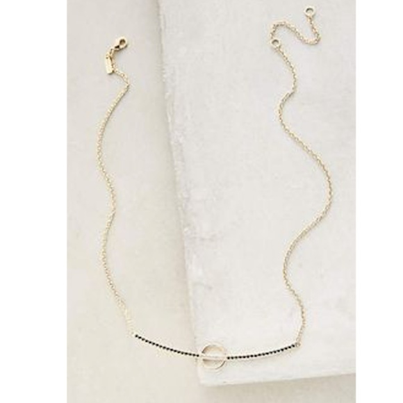 Elizabeth & James 22K GOLD NWT Topaz Necklace 18”